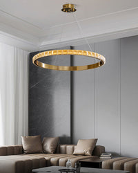 WOMO Circular Led Crystal Chandelier-WM2549a