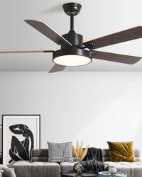 WOMO 5 Blade Ceiling Fan Lamp - WM5177