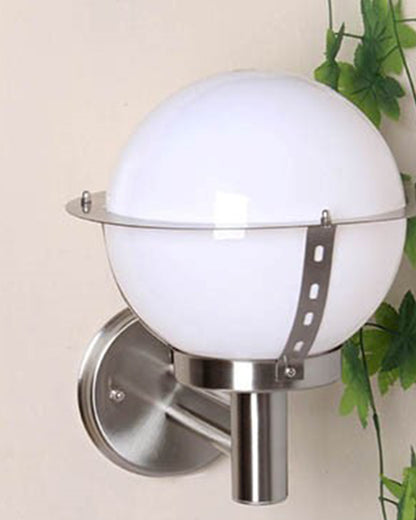 WOMO Glass Globe Outdoor Wall Light-WM9208