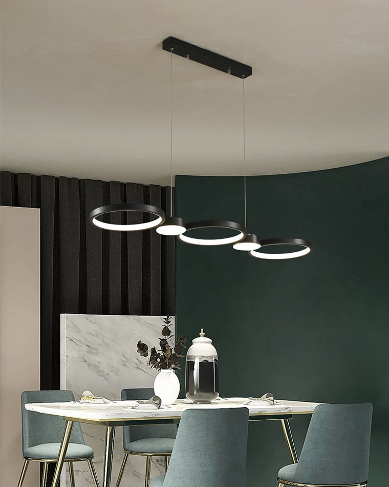 WOMO Multi Circle Linear Pendant Light-WM2765