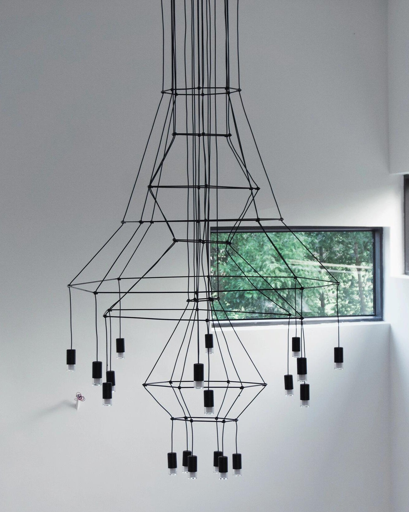 WOMO Wire Tiered Sculptural Chandelier-WM2066