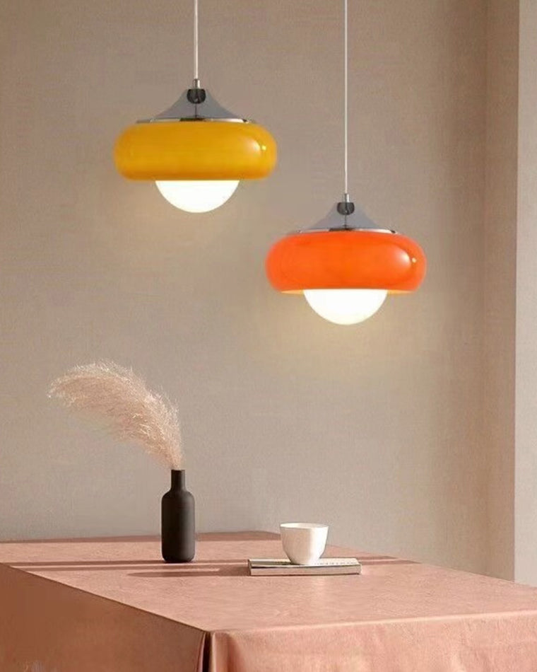 WOMO 70s Saucer Pendant Light-WM2499