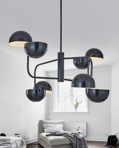 WOMO Post Modern Black Dome Chandelier-WM2753