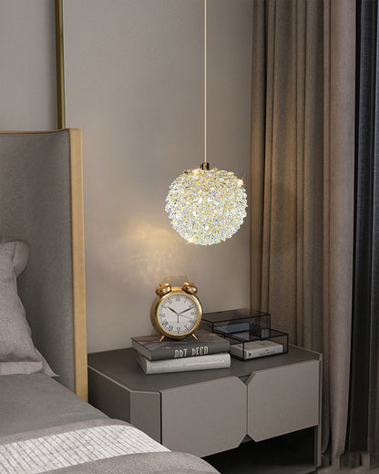 WOMO Small Crystal Sphere Pendant Light-WM2367