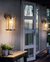 WOMO Rustic Seeded Glass Outdoor Sconce-WM9146 thumbnail