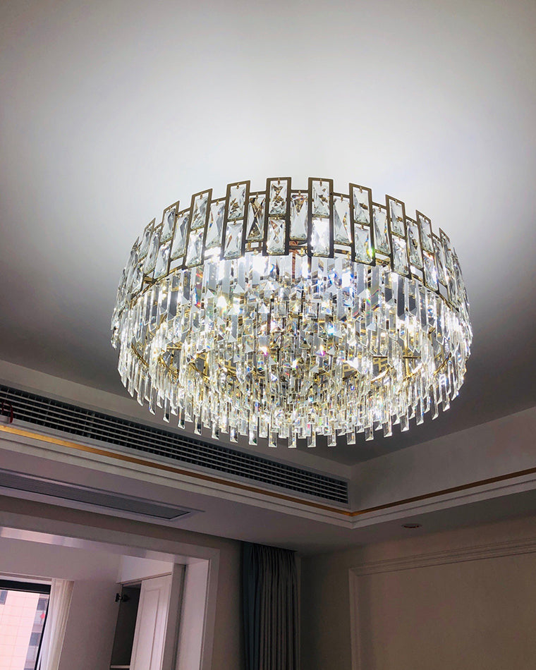 WOMO Round Crystal Chandelier-WM2782