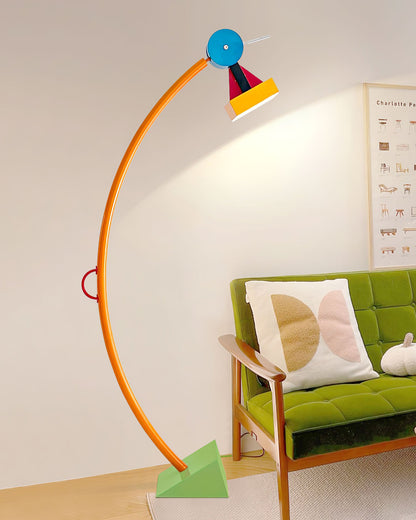 WOMO Multicolour Arc Floor Lamp-WM7104