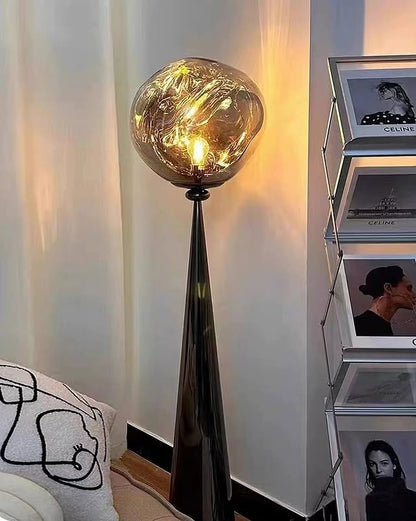 WOMO Lava Globe Floor Lamp-WM7085