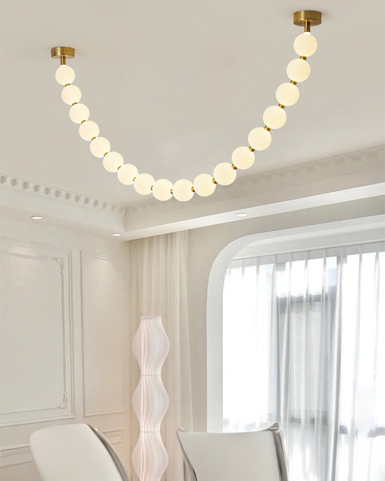 WOMO Pearl Necklace Chandelier-WM2806