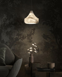 WOMO Cone Alabaster Pendant Light-WM2905