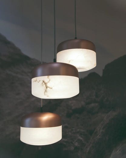 WOMO Alabaster Round Pendant Light-WM2959