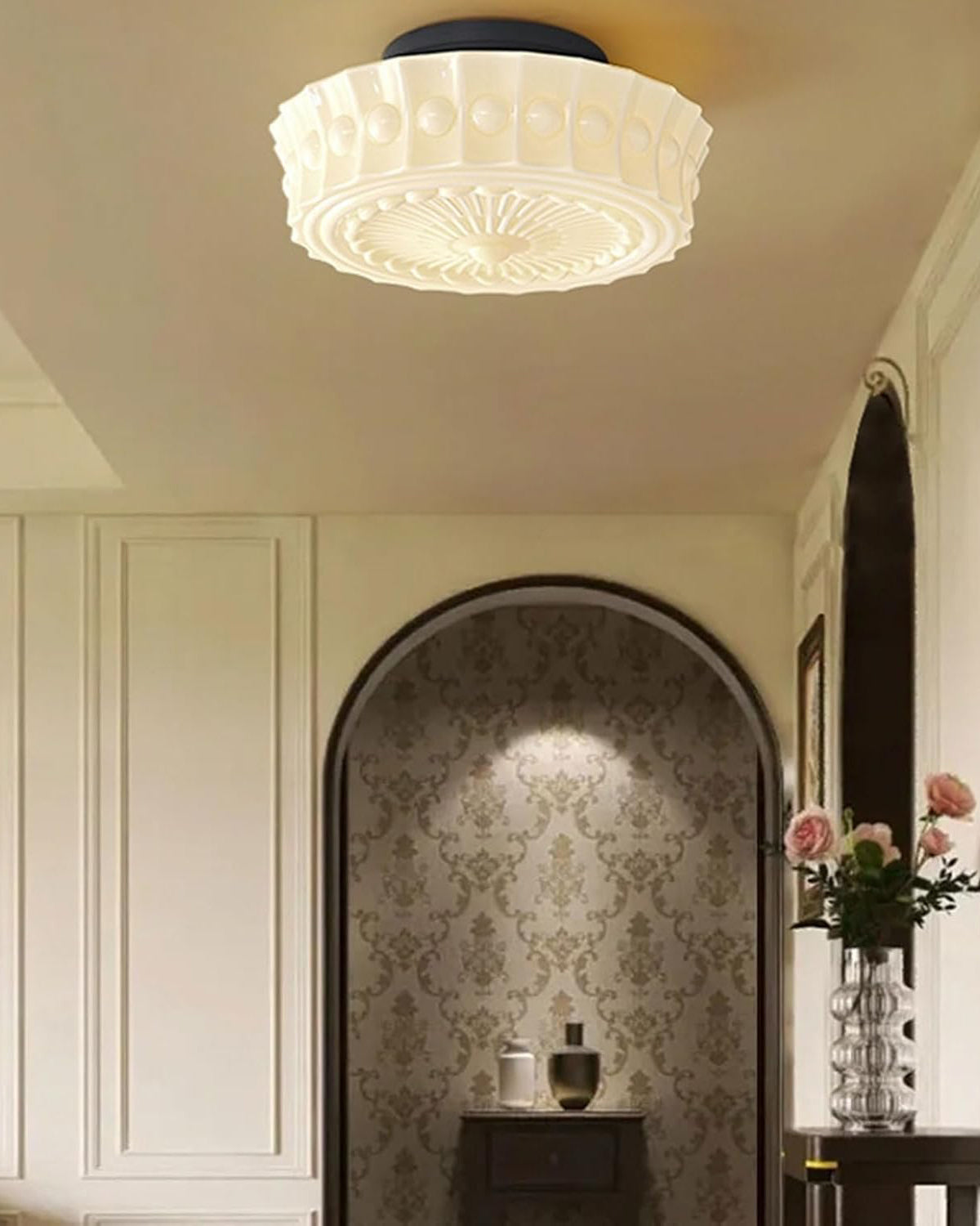 WOMO Round Glass Ceiling Light-WM1125