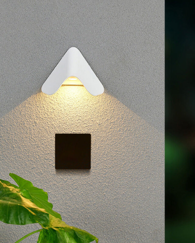 WOMO Triangular Outdoor Wall Light-WM9059