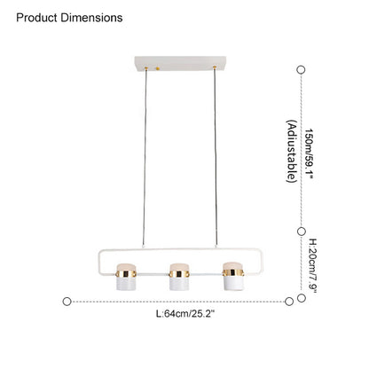 WOMO Linear Spotlight Kitchen Pendant Light-WM2019