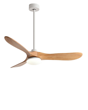 WOMO 52" Propeller Wood Ceiling Fan Lamp-WM5008