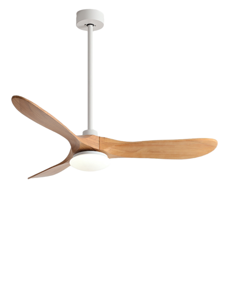 WOMO 52" Propeller Wood Ceiling Fan Lamp-WM5008