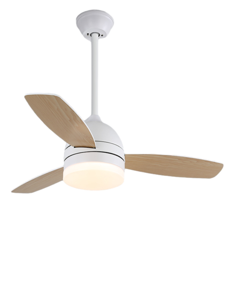 WOMO 3 Wood Blade Ceiling Fan Lamp-WM5001