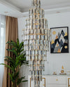WOMO Tiered Tapers Crystal Chandelier-WM2382 thumbnail