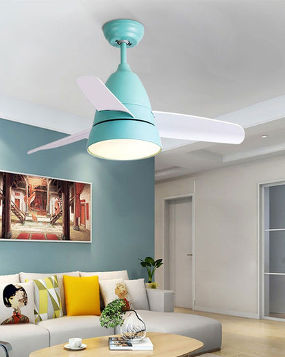 WOMO 3 Blade Tapered Ceiling Fan Lamp-WM5099