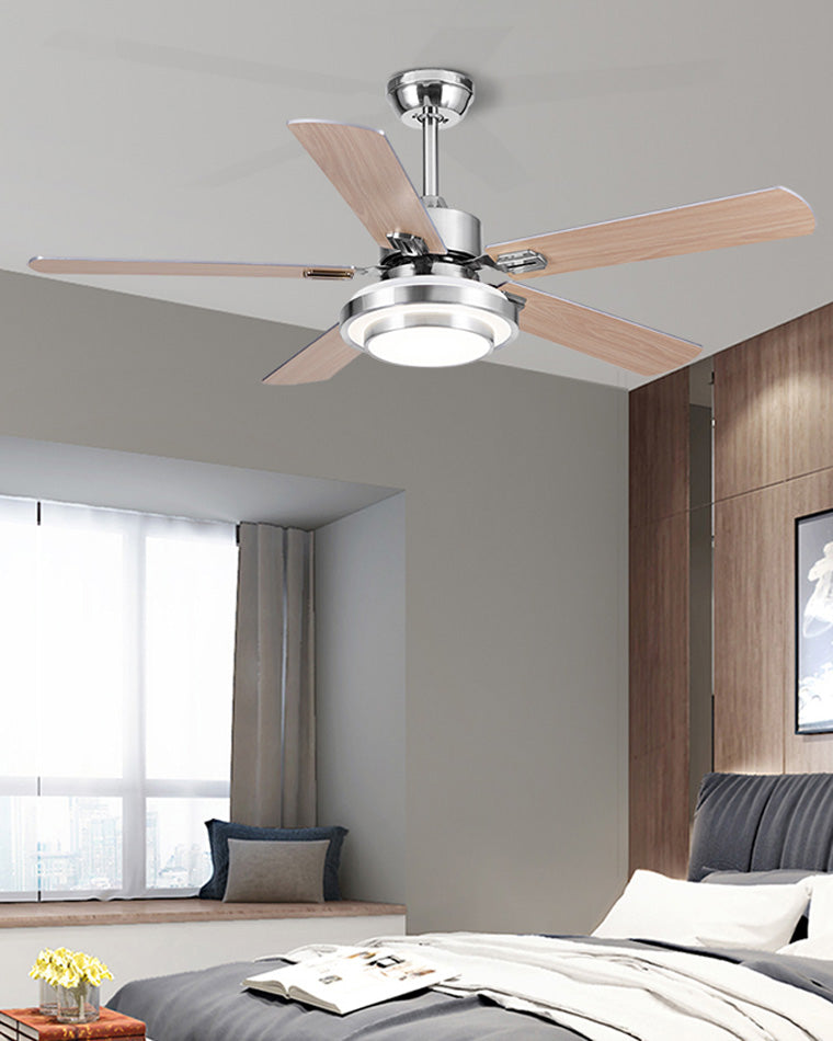 WOMO Stainless Steel Ceiling Fan Lamp-WM5057