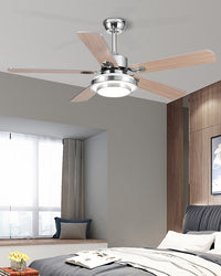 WOMO Stainless Steel Ceiling Fan Lamp-WM5057