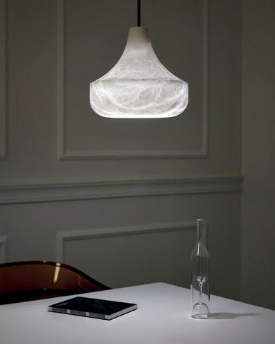 WOMO Cone Alabaster Pendant Light-WM2905