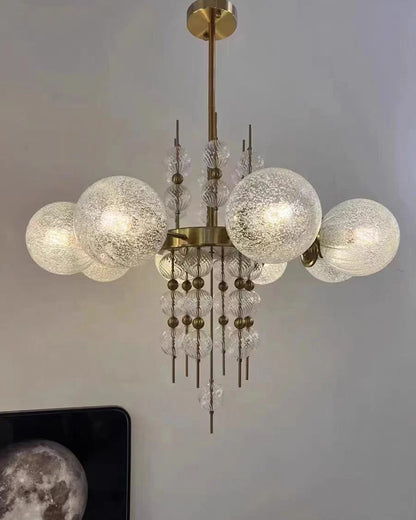 WOMO Textured Glass Bubble Chandelier-WM2769