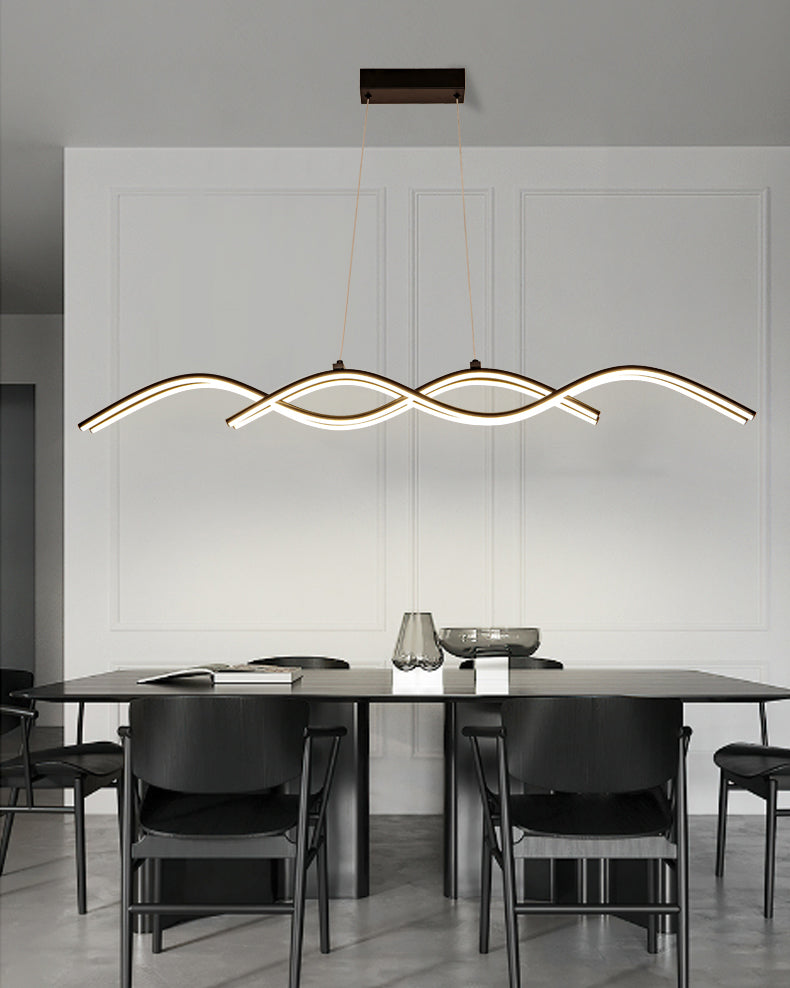 WOMO Wavy Linear Pendant Light-WM2641