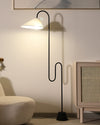 WOMO Fabric Gooseneck Floor Lamp-WM7096 thumbnail