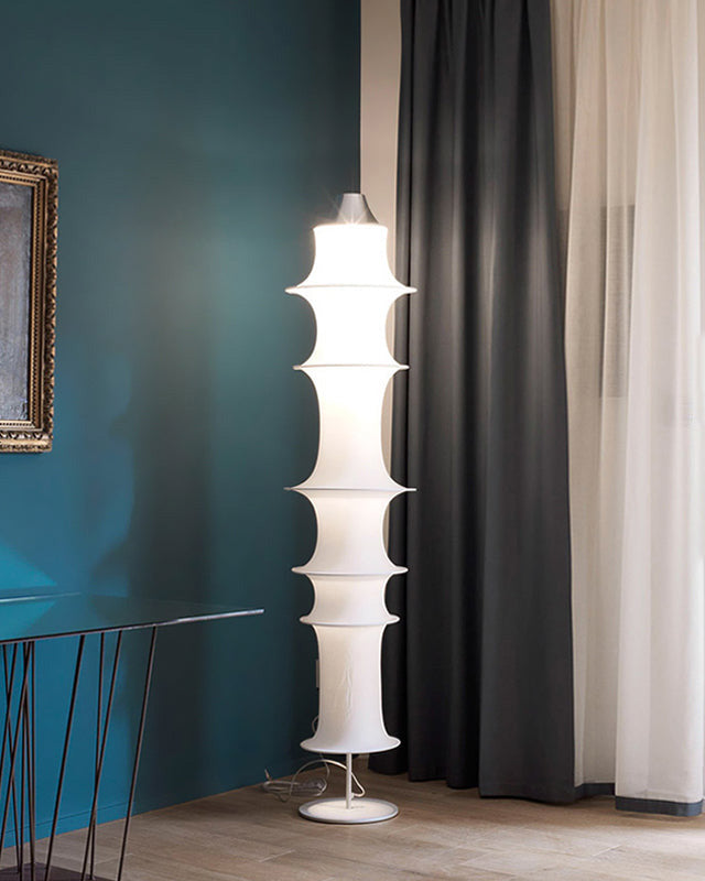 WOMO Column Silk Floor Lamp-WM7125