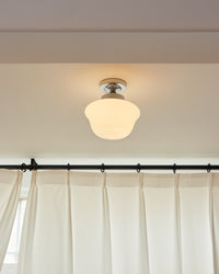 WOMO Schoolhouse Glass Ceiling Light-WM1147