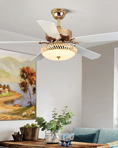 WOMO Victorian Ceiling Fan Lamp-WM5030