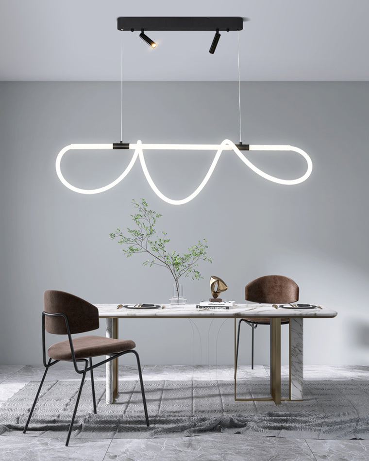 WOMO Rope Led Linear Pendant Light-WM2757