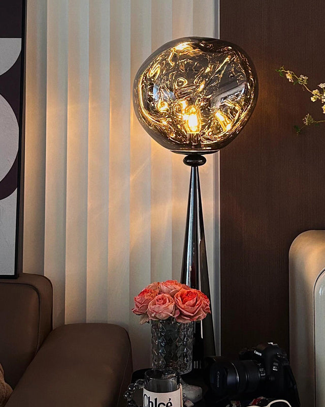 WOMO Lava Globe Floor Lamp-WM7085