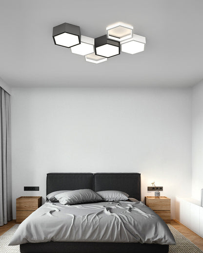 WOMO Honeycomb Flush Mount Ceiling Light-WM1127