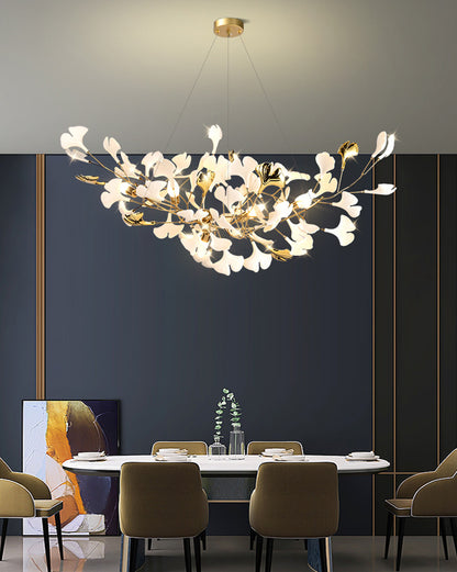 WOMO Ginkgo Ceramic Chandelier-WM2411