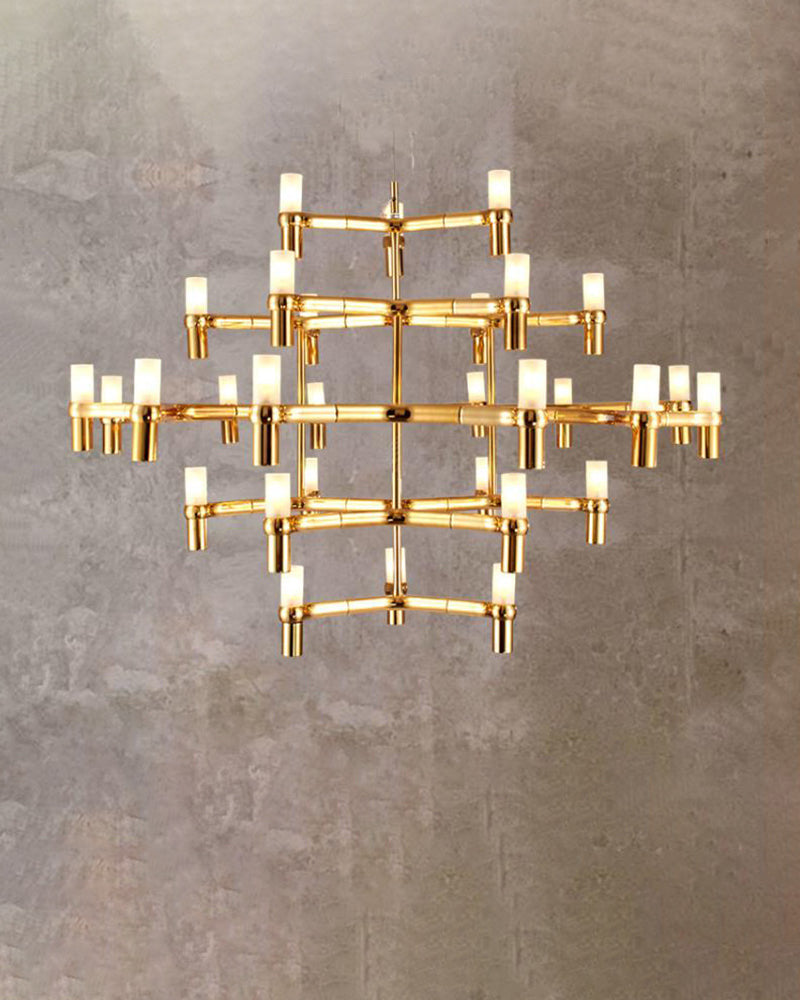 WOMO Modern Tiered Candlestick Chandelier-WM2554