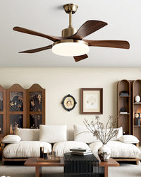 WOMO 5 Blade Ceiling Fan with Bright Light - WM5163