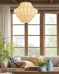 WOMO Japandi Silk Pendant Light-WM2950