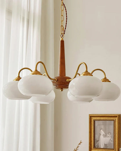 WOMO Retro Milk Glass Chandelier-WM2303