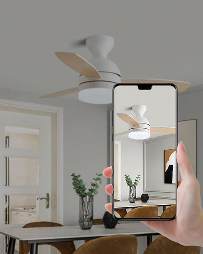 WOMO Scandinavian Ceiling Fan Lamp-WM5047