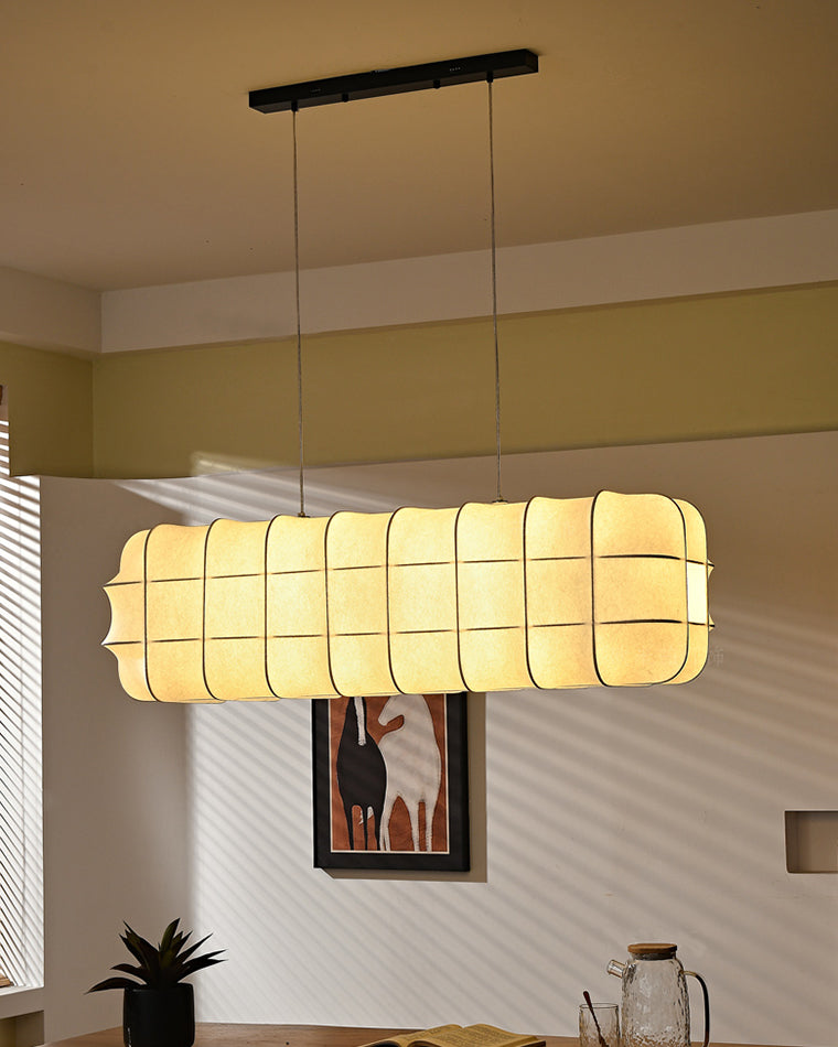 WOMO Rectangular Fabric Chandelier-WM2957