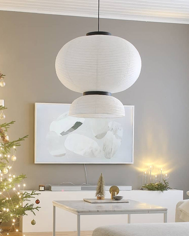 WOMO Lantern Silk Pendant Light-WM2472