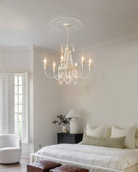 WOMO French Candelabra Crystal Chandelier-WM2398