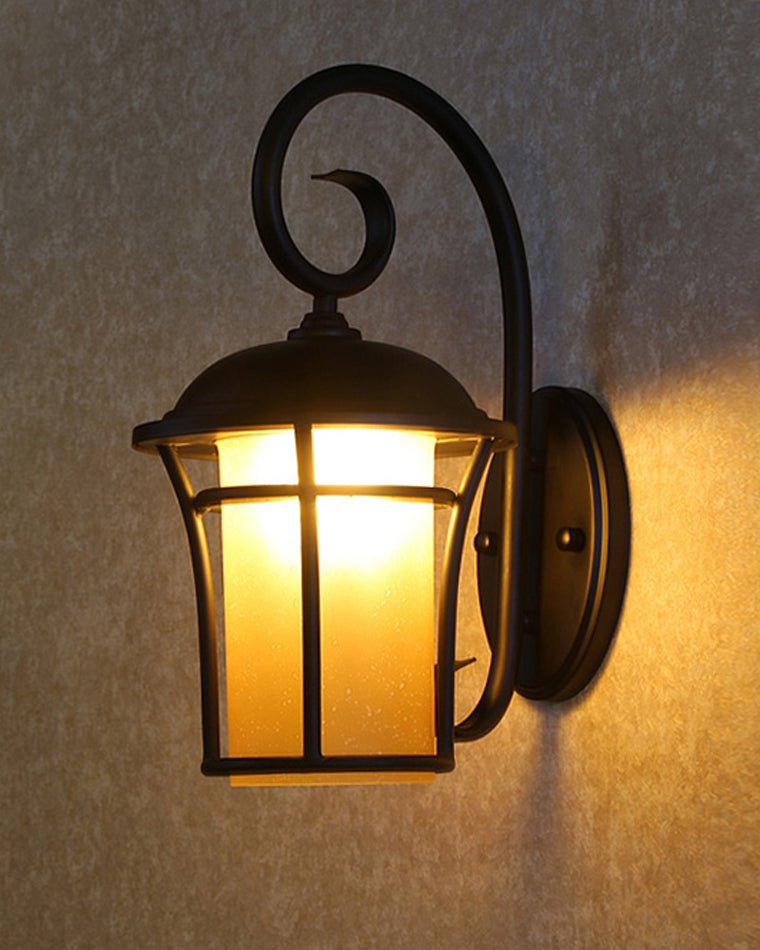 WOMO Nautical Black Outdoor Wall Light-WM9209