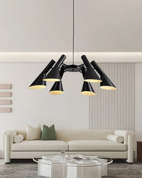 WOMO Adjustable 6 Light Cone Chandelier-WM2510
