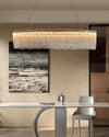 WOMO Silver Fringe Round Chandelier-WM2643 thumbnail