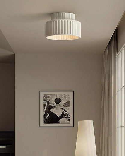 WOMO Japandi Drum Ceiling Light-WM1148