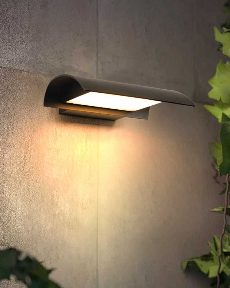 WOMO Curved Outdoor Wall Light-WM9070