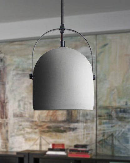 WOMO Concrete-like Bell Pendant Light-WM2565